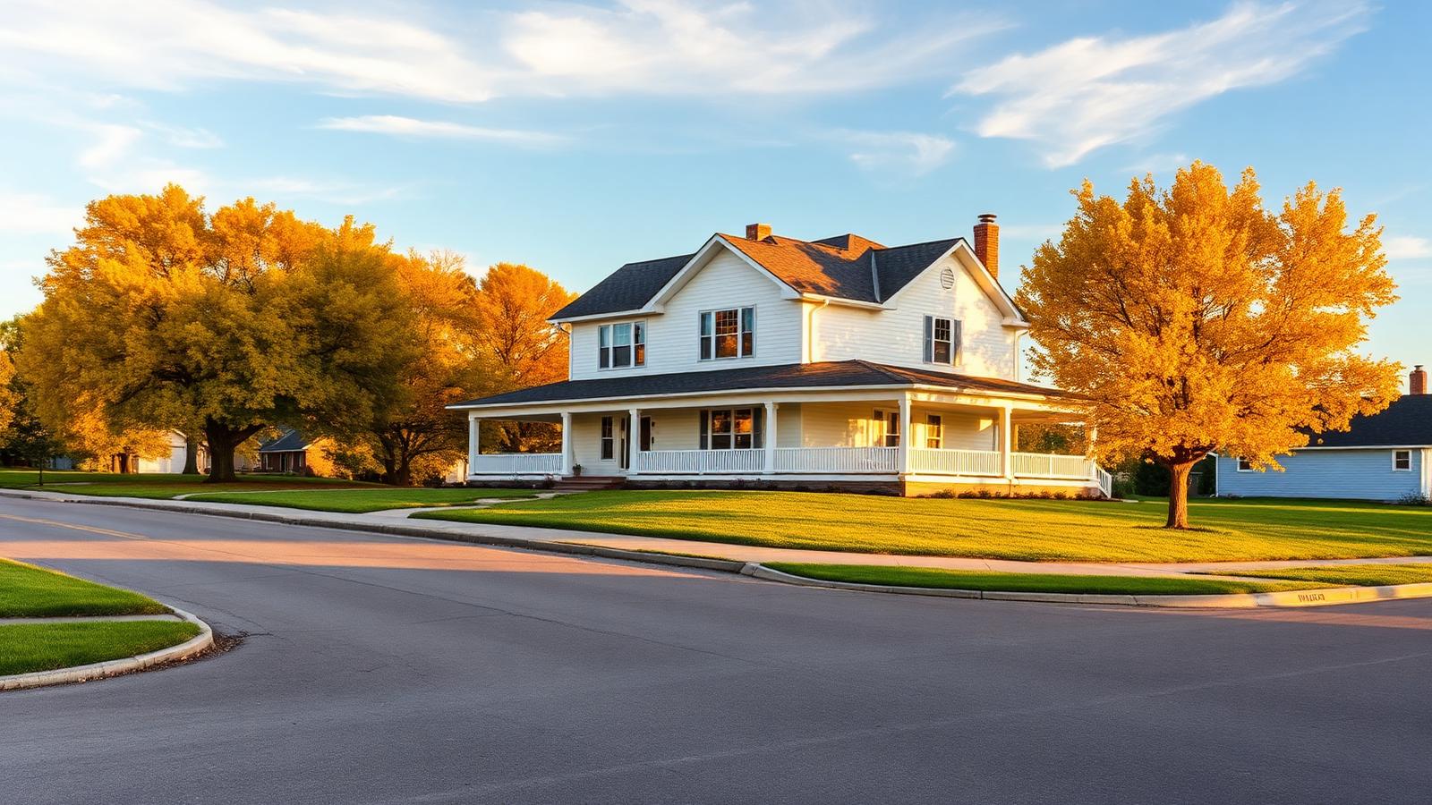 Eastern South Dakota neighborhood served by Ekern plumbing, heating, and cooling — Flandreau and Brookings area